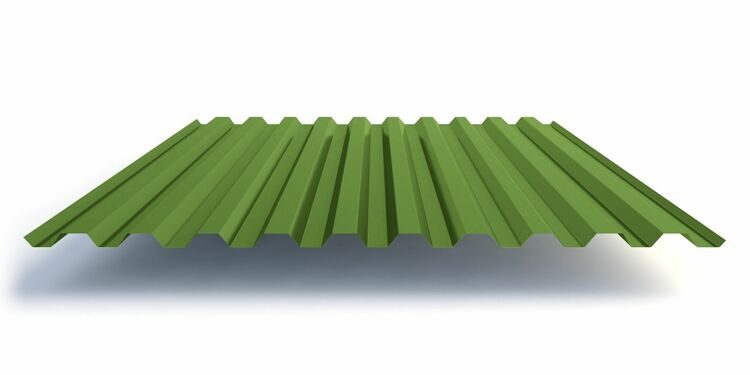 Профнастил С21-1000  с покрытием Полиэстер RAL 6002 (Лиственно-зеленый)
